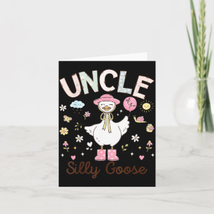 Uncle of The Silly Goose Funny Birthday Girl Party Card