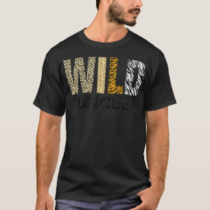 Uncle of The Wild One Zoo Birthday Safari Jungle A T-Shirt