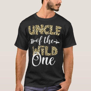 Uncle Of The Wild One Zoo Themed 1st Birthday Part T-Shirt