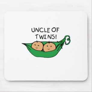 Uncle of Twins Pod Mouse Pad