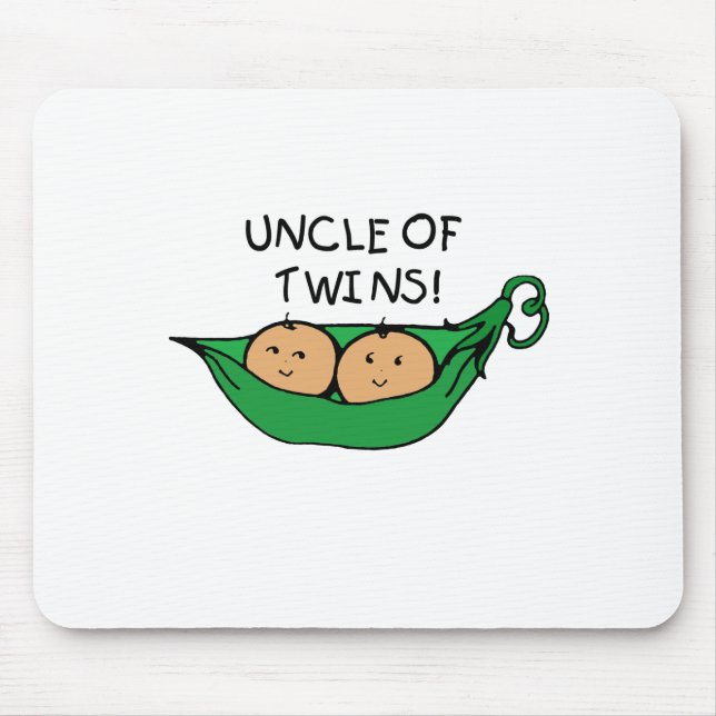 Uncle of Twins Pod Mouse Pad (Front)