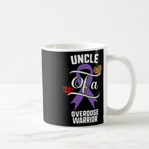 Uncle Overdose Awareness Leopard Buffalo Plaid Fam Coffee Mug