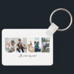 Uncle Photo Collage 5 Pictures Collage Key Ring<br><div class="desc">This is a photo collage keychain that spells out the word UNCLE along with a custom message. This is the perfect gift for an uncle for uncle's day,  his birthday or Christmas.</div>