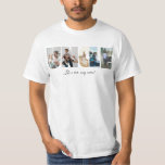 Uncle Photo Collage 5 Pictures Collage T-Shirt<br><div class="desc">This is a photo collage t-shirt that spells out the word UNCLE along with a custom message. This is the perfect gift for an uncle for uncle's day,  his birthday or Christmas.</div>