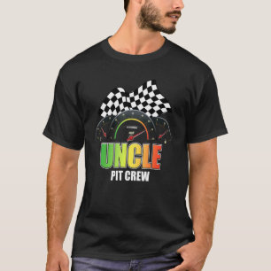 Uncle Pit Crew Car Racer Family Matching Racing Th T-Shirt