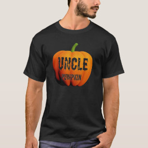 Uncle Pumpkin Halloween Design T-Shirt