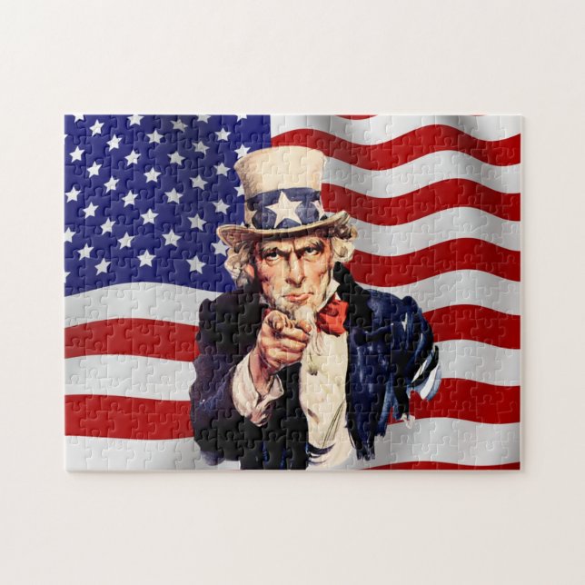 Uncle Sam 1 Jigsaw Puzzle (Horizontal)