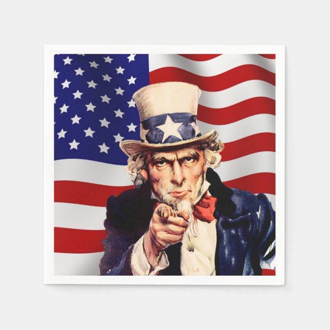 Uncle Sam 1 Napkin (Front)