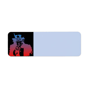 Uncle Sam Address Label Return Address Label