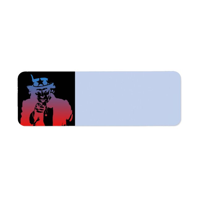 Uncle Sam Address Label Return Address Label (Front)