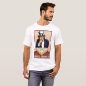 Uncle Sam Beer Pong T-Shirt (Front Full)