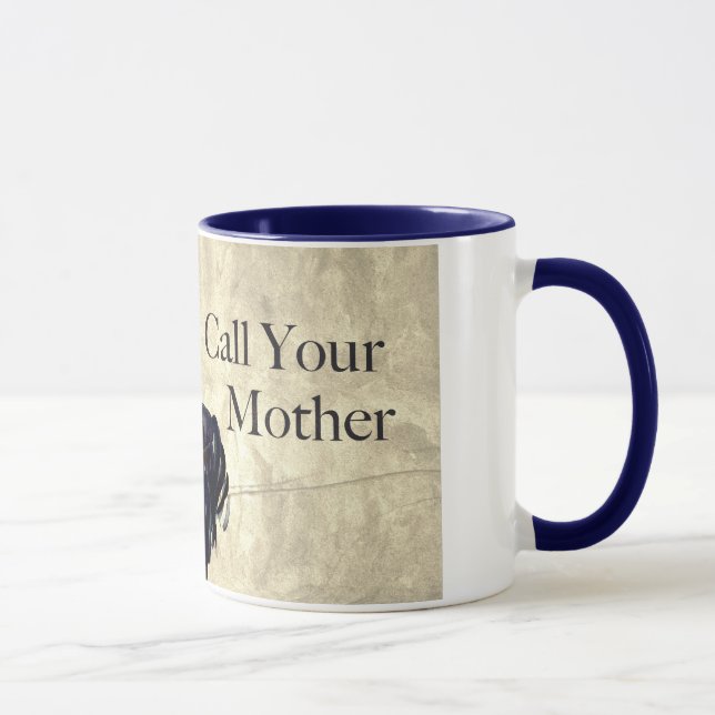 Uncle Sam "Call Your Mother" Mug (Right)