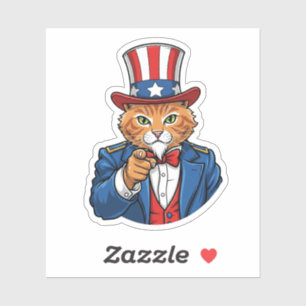 Uncle Sam Cat – Patriotic Cat 