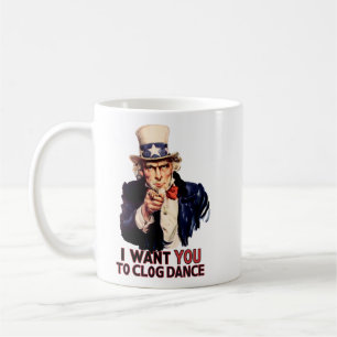 Uncle Sam Clogging Dance Coffee Mug