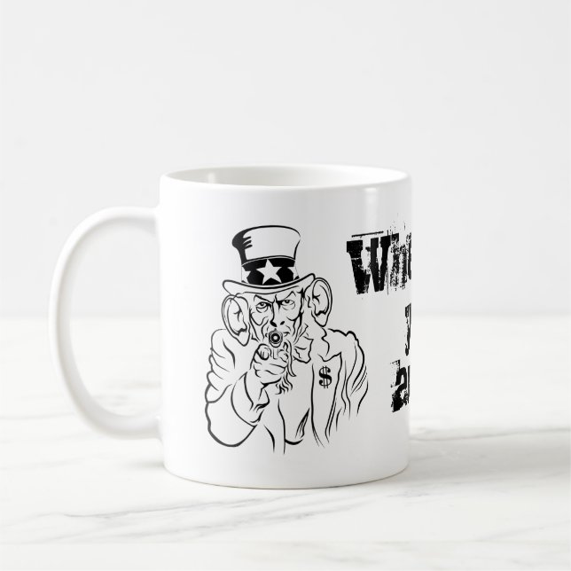 Uncle Sam Coffee Mug (Left)