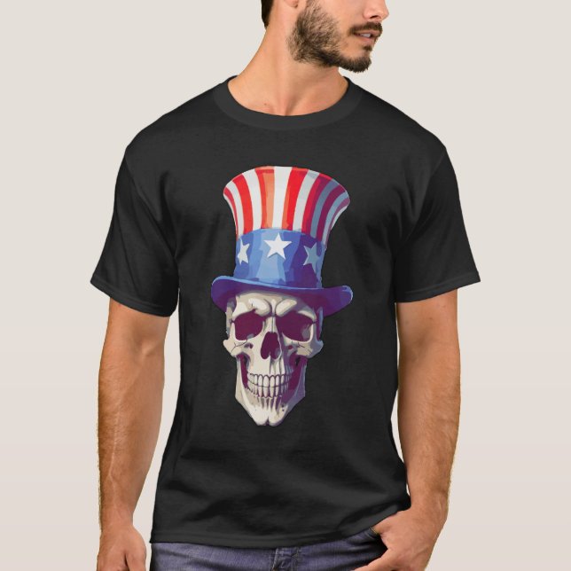 Uncle Sam - Don't Tread on Me T-Shirt (Front)