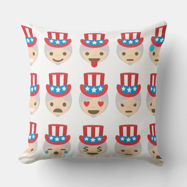 uncle sam emoji cushion (Front)