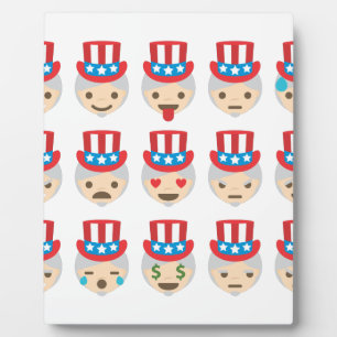 uncle sam emoji plaque