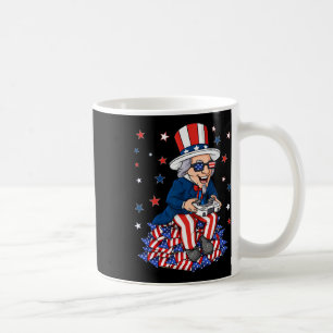 Uncle Sam Game Controller 4th Of July Boys Kids Te Coffee Mug