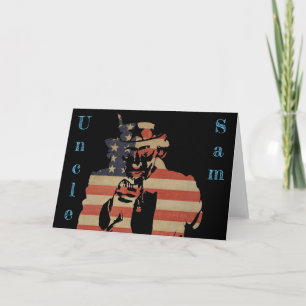 Uncle Sam Greeting Card