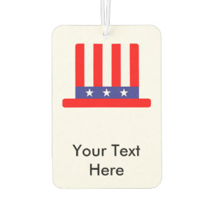 Uncle Sam Hat Car Air Freshener