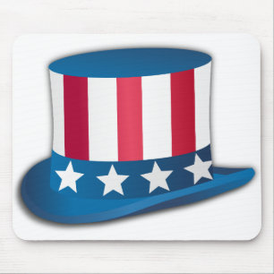 Uncle Sam Hat Mouse Pad