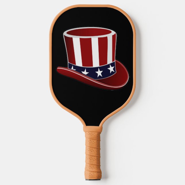 Uncle Sam Hat Pickleball Paddle (Front)