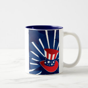 Uncle Sam hat Two-Tone Coffee Mug