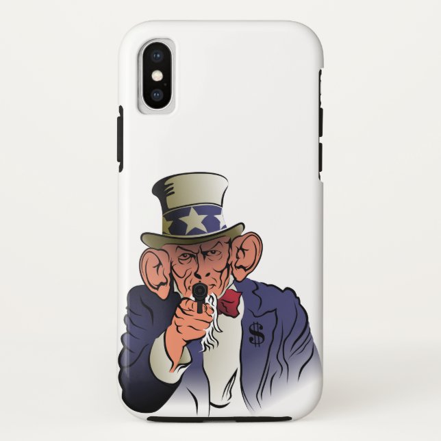 Uncle Sam in colour Case-Mate iPhone Case (Back)