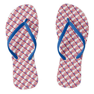 Uncle Sam July 4th USA Patriotic American Flag Thongs