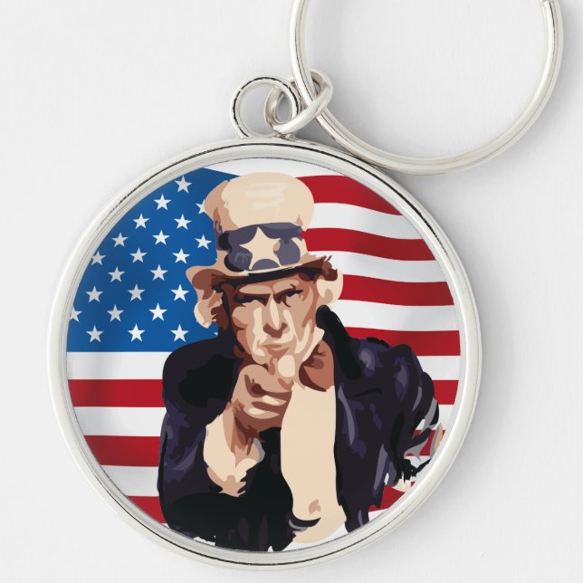 Uncle Sam Key Ring (Front)