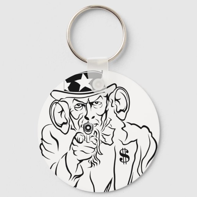 Uncle Sam Key Ring (Front)