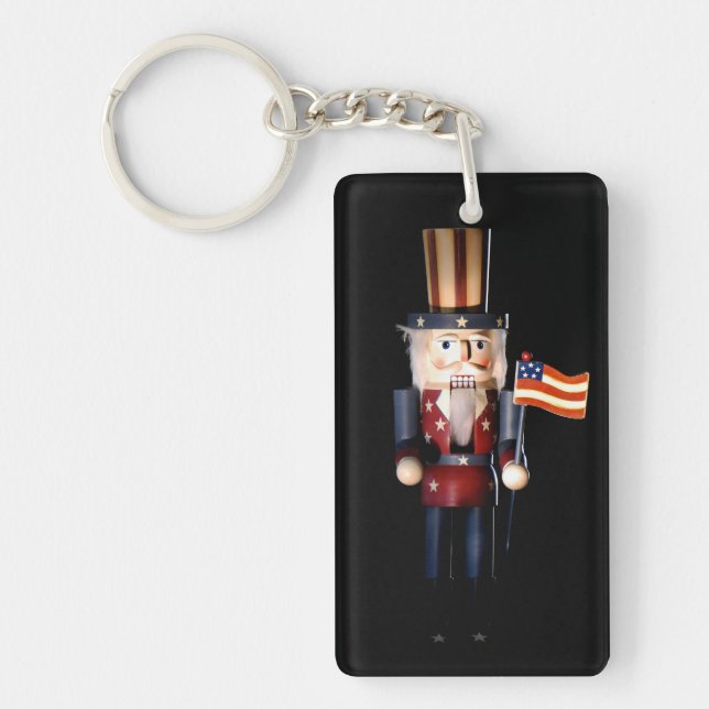 Uncle Sam Nutcracker Key Ring (Front)