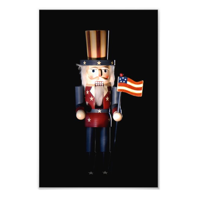 Uncle Sam Nutcracker Photo Print (Front)