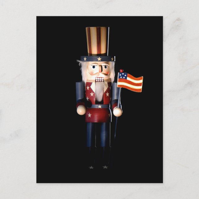 Uncle Sam Nutcracker Postcard (Front)