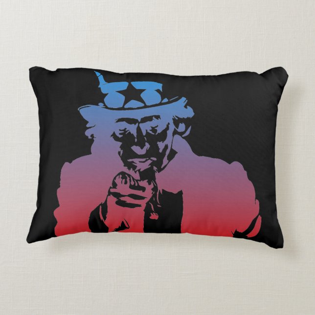 Uncle Sam Pillow (Back)