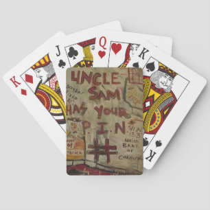 UNCLE SAM PIN NUMBER PLAYING CARDS