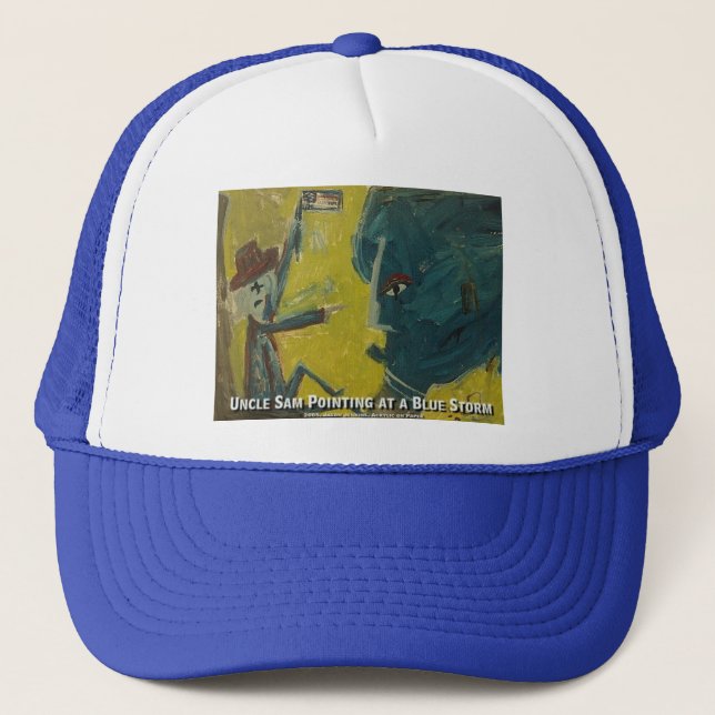 uncle sam pointing at storm trucker hat (Front)