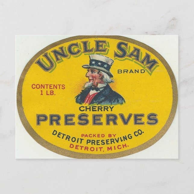 Uncle Sam Postcard (Front)