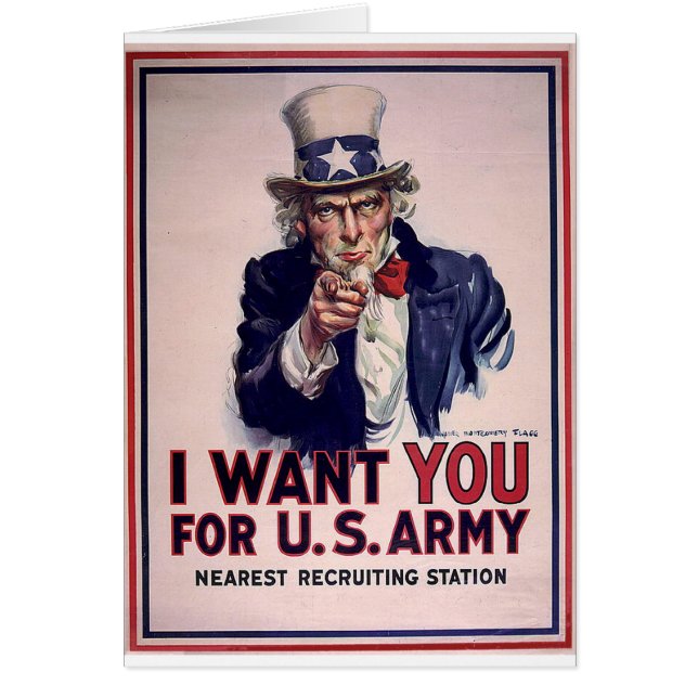 Uncle Sam Recruitment Poster (Front)