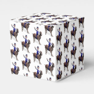 Uncle Sam Riding On Donkey Favour Box