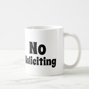 Uncle Sam Says No Soliciting Coffee Mug