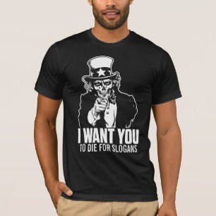 Uncle Sam Skull Shirt