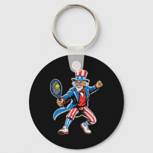 Uncle Sam Softll American Flag Usa Sport 4th Of Ju Key Ring