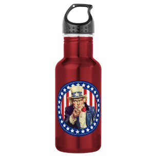 Uncle Sam Stars and Stripes 532 Ml Water Bottle