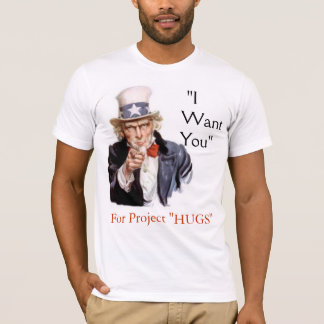 "Uncle Sam Supports the 'HUGS' Project T-Shirt