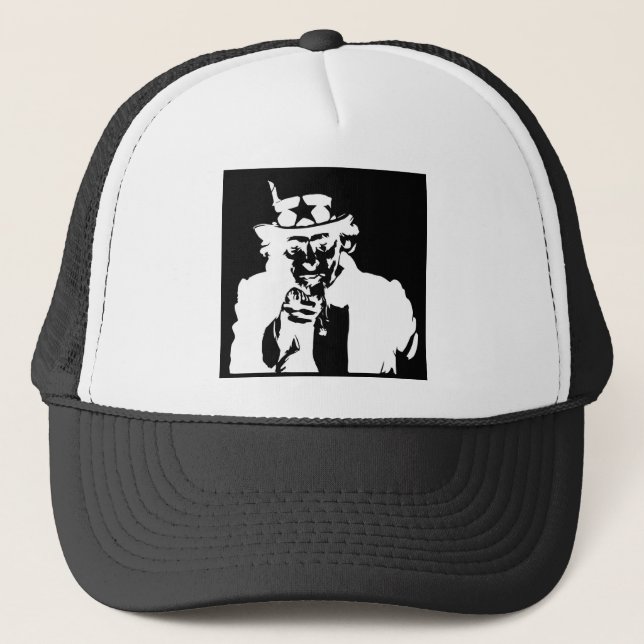 Uncle Sam Trucker Hat (Front)