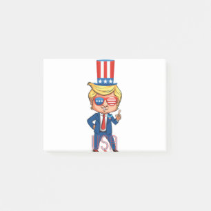 uncle sam trump post-it notes