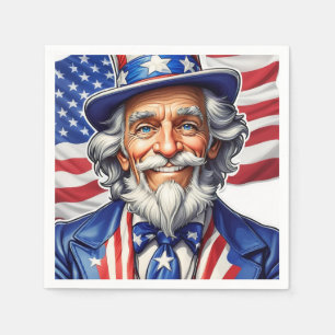 Uncle Sam USA Napkin