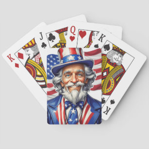 Uncle Sam USA Playing Cards